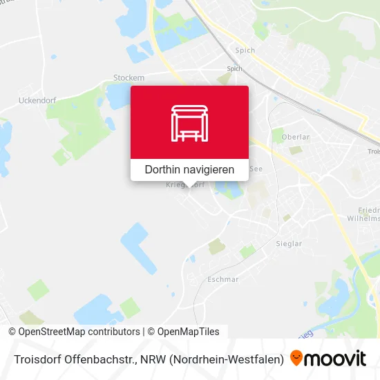 Troisdorf Offenbachstr. Karte