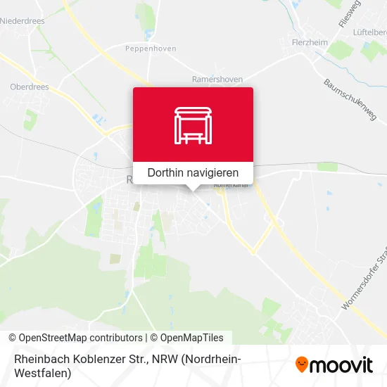 Rheinbach Koblenzer Str. Karte