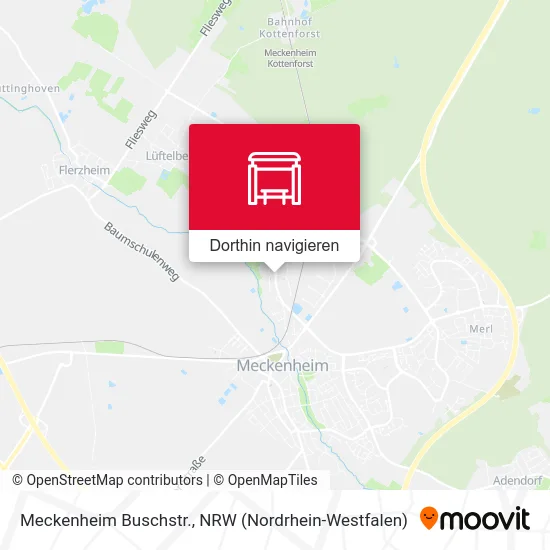Meckenheim Buschstr. Karte