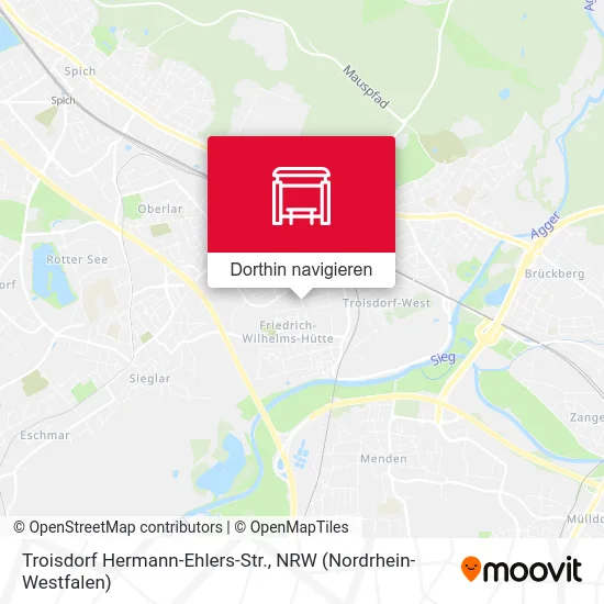 Troisdorf Hermann-Ehlers-Str. Karte