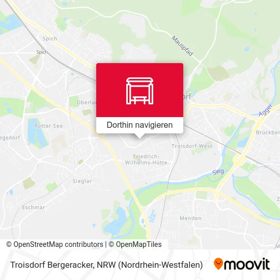 Troisdorf Bergeracker Karte