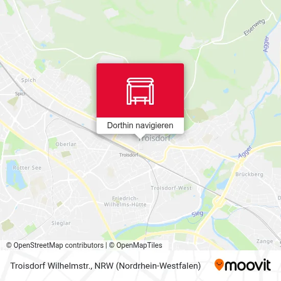 Troisdorf Wilhelmstr. Karte