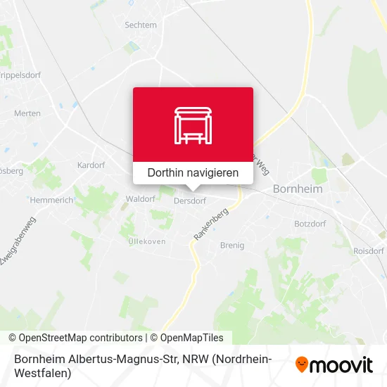 Bornheim Albertus-Magnus-Str Karte
