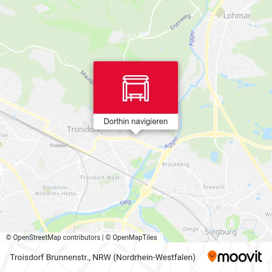 Troisdorf Brunnenstr. Karte