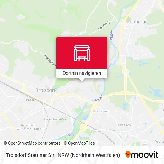 Troisdorf Stettiner Str. Karte