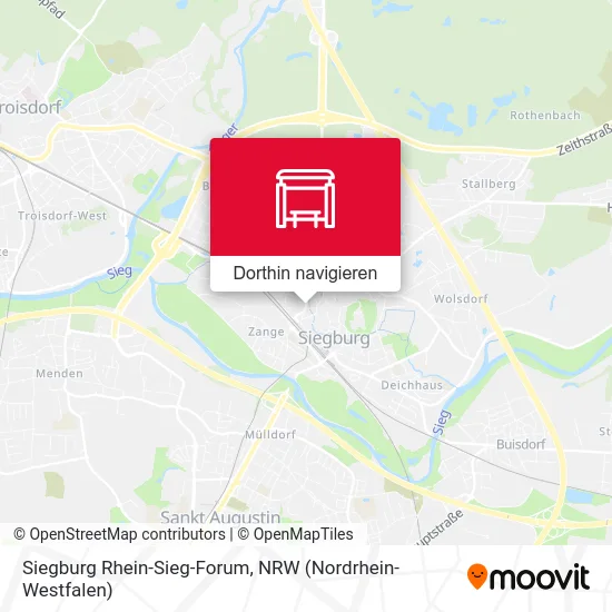 Siegburg Rhein-Sieg-Forum Karte