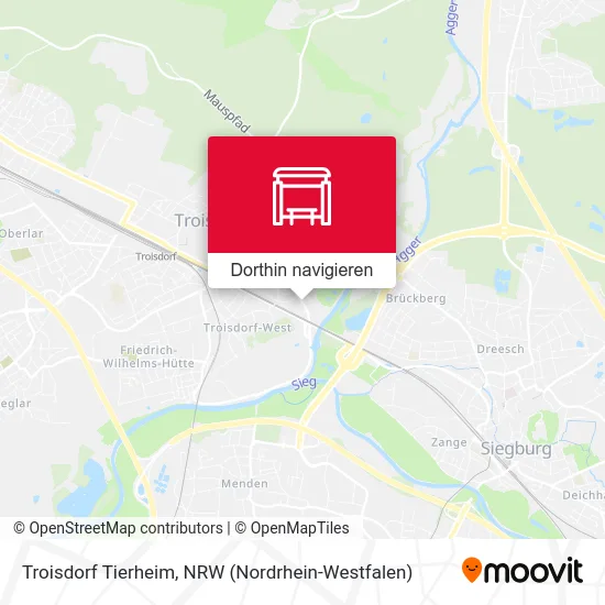 Troisdorf Tierheim Karte