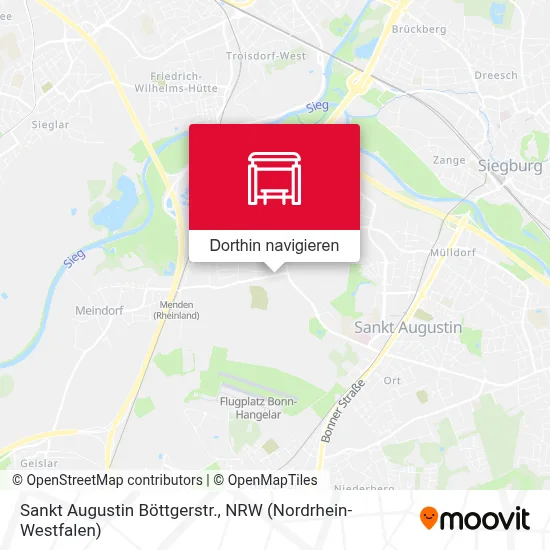 Sankt Augustin Böttgerstr. Karte