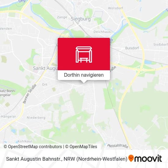 Sankt Augustin Bahnstr. Karte
