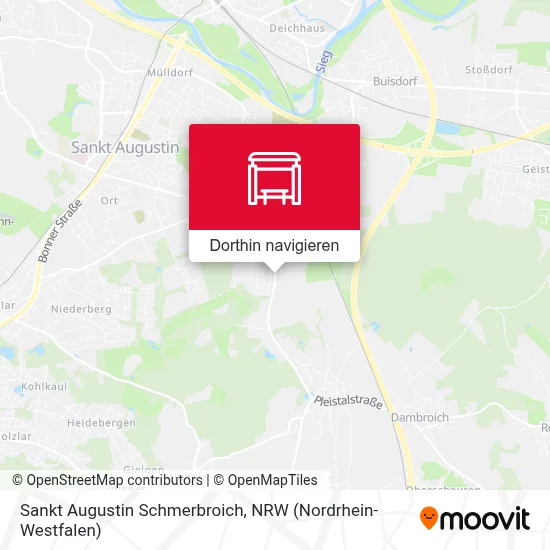 Sankt Augustin Schmerbroich Karte