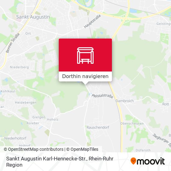 Sankt Augustin Karl-Hennecke-Str. Karte