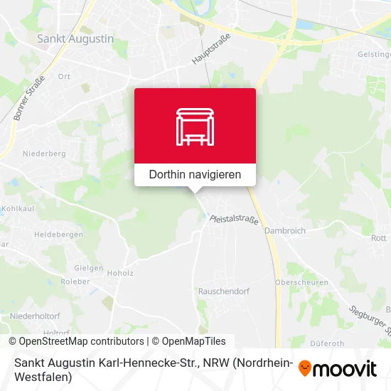 Sankt Augustin Karl-Hennecke-Str. Karte