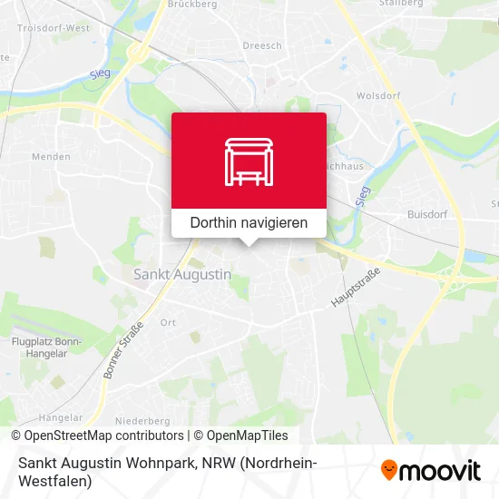 Sankt Augustin Wohnpark Karte