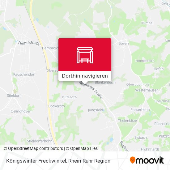 Königswinter Freckwinkel Karte