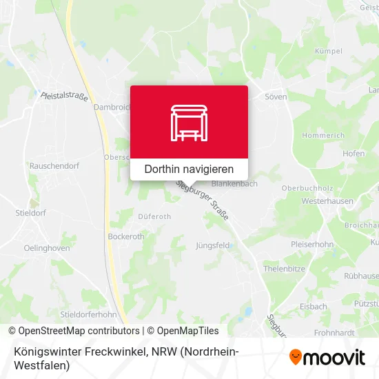 Königswinter Freckwinkel Karte