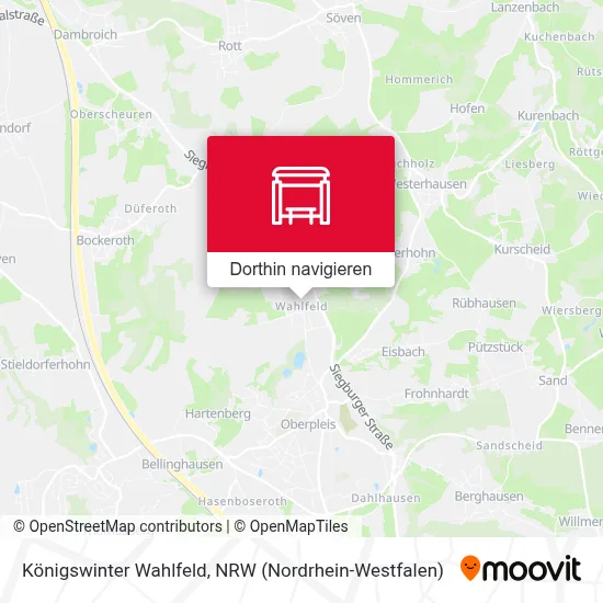 Königswinter Wahlfeld Karte