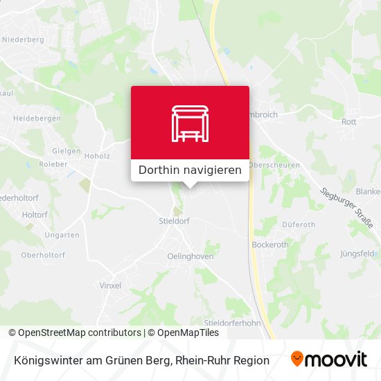 Königswinter am Grünen Berg Karte