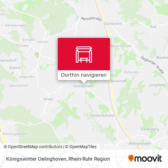 Königswinter Oelinghoven Karte