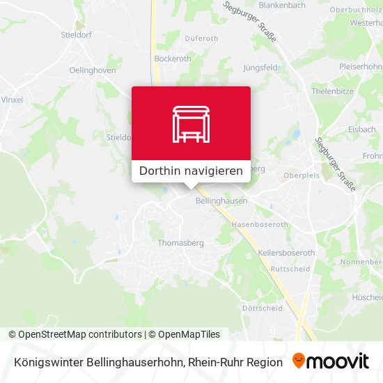 Königswinter Bellinghauserhohn Karte