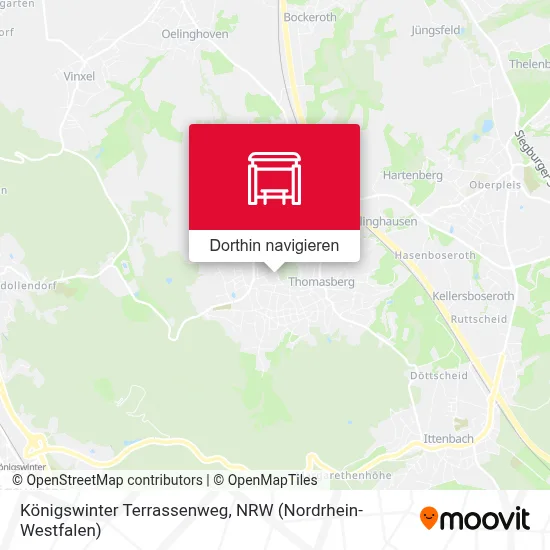 Königswinter Terrassenweg Karte