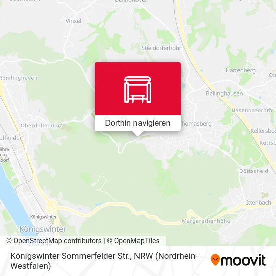 Königswinter Sommerfelder Str. Karte