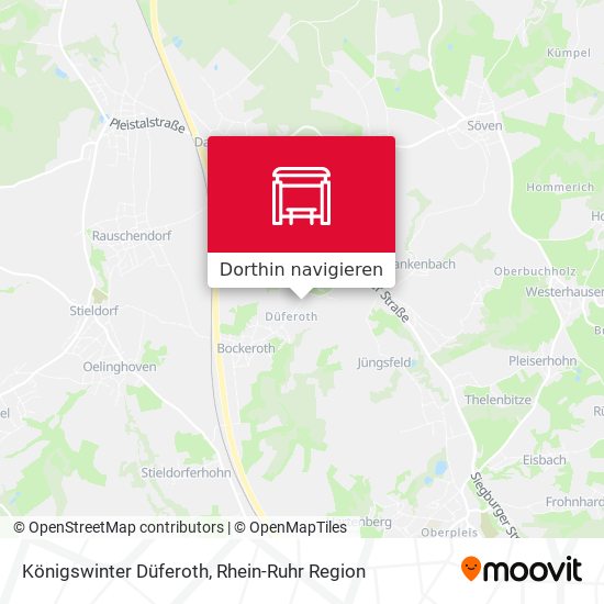 Königswinter Düferoth Karte