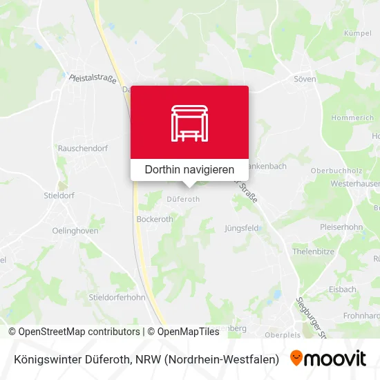 Königswinter Düferoth Karte