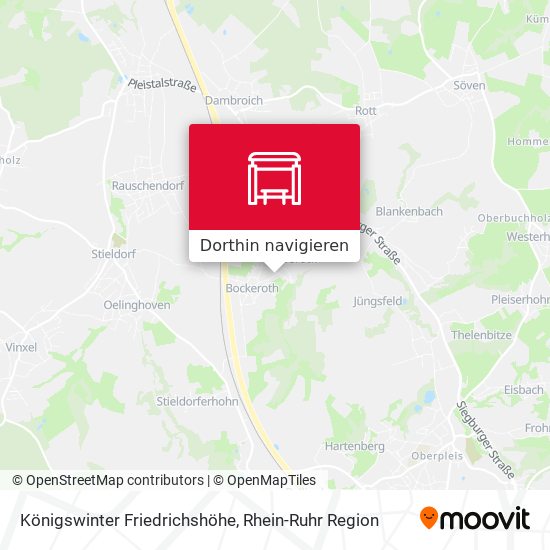 Königswinter Friedrichshöhe Karte