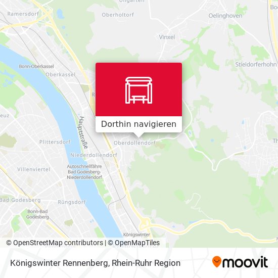 Königswinter Rennenberg Karte