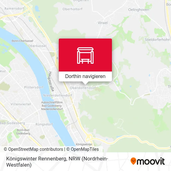 Königswinter Rennenberg Karte