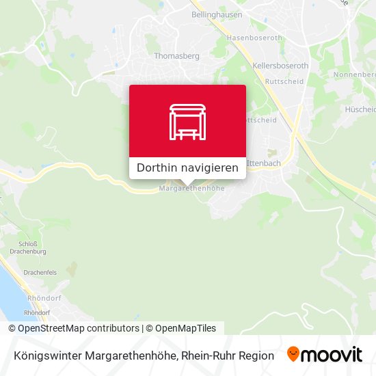 Königswinter Margarethenhöhe Karte
