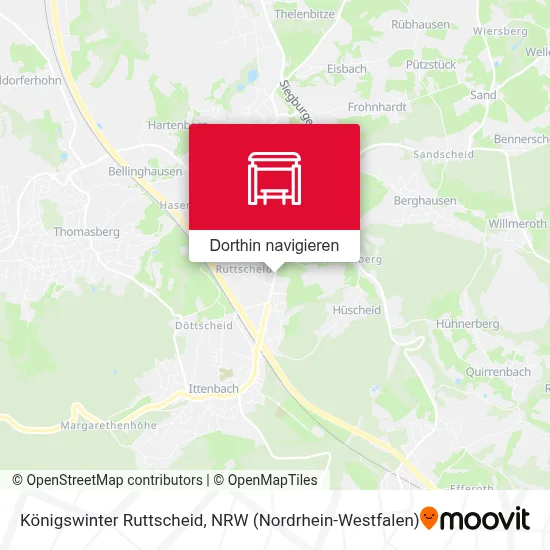 Königswinter Ruttscheid Karte