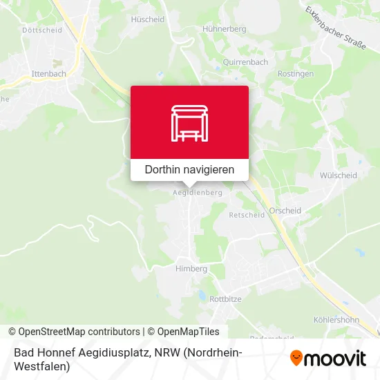 Bad Honnef Aegidiusplatz Karte
