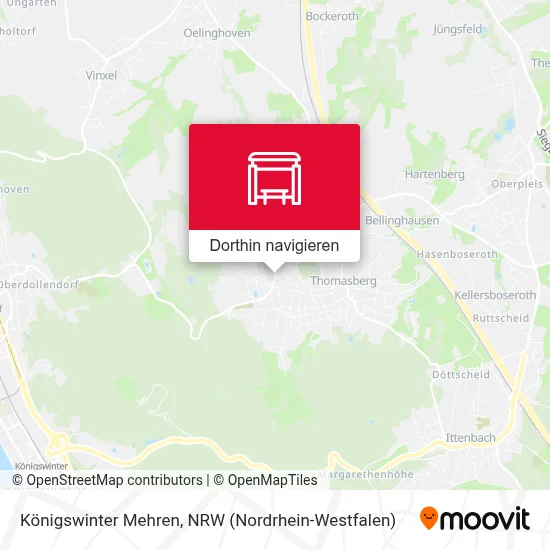 Königswinter Mehren Karte