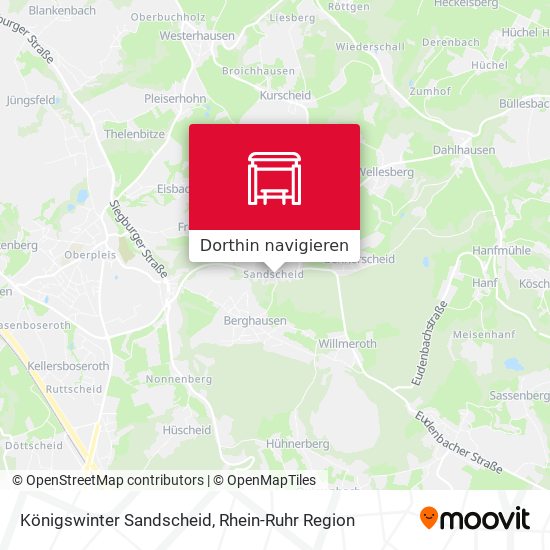 Königswinter Sandscheid Karte