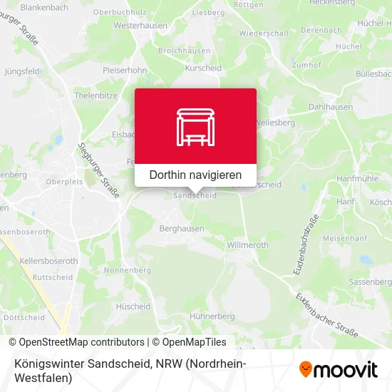 Königswinter Sandscheid Karte