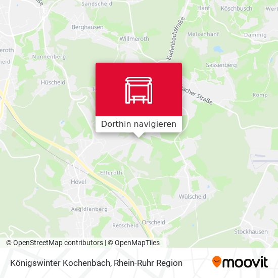 Königswinter Kochenbach Karte