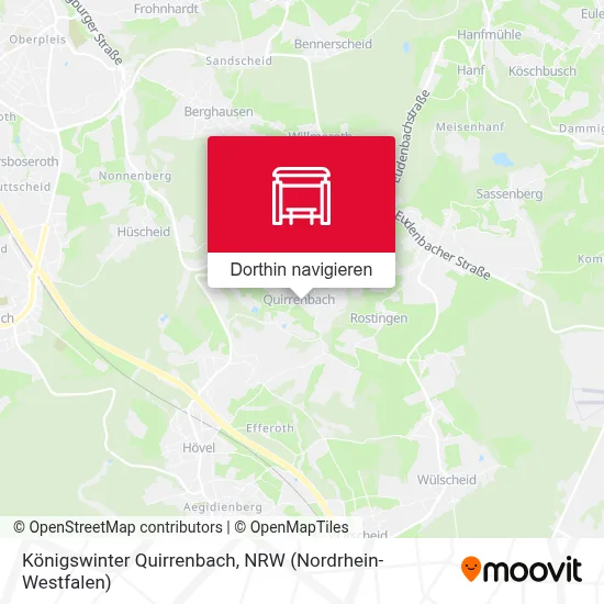 Königswinter Quirrenbach Karte