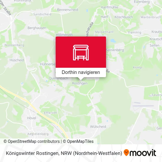 Königswinter Rostingen Karte
