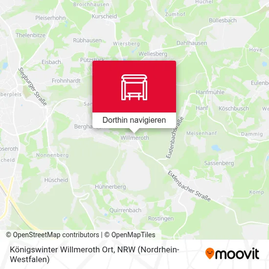 Königswinter Willmeroth Ort Karte