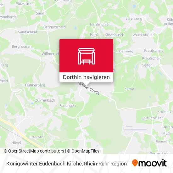 Königswinter Eudenbach Kirche Karte