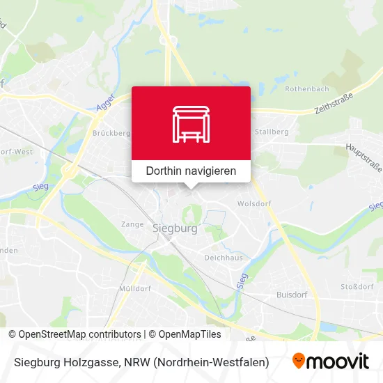 Siegburg Holzgasse Karte