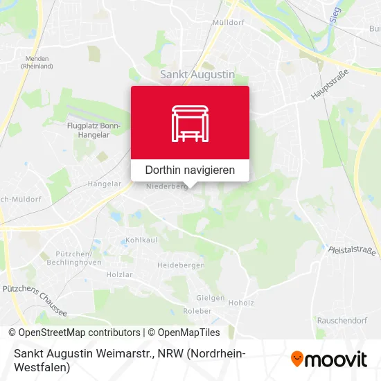 Sankt Augustin Weimarstr. Karte