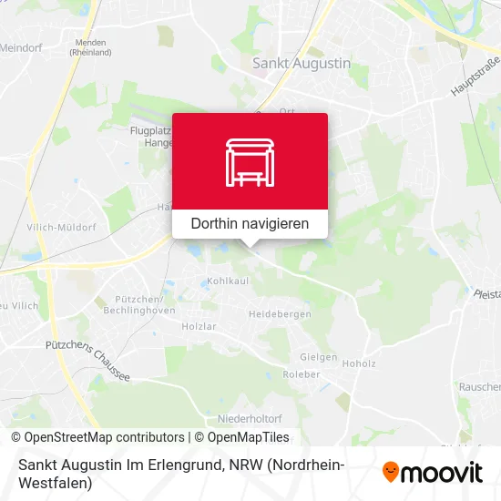 Sankt Augustin Im Erlengrund Karte