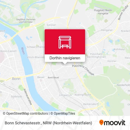 Bonn Schevastesstr. Karte