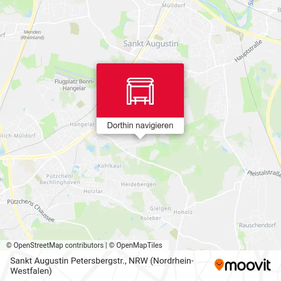 Sankt Augustin Petersbergstr. Karte