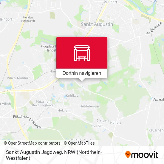 Sankt Augustin Jagdweg Karte