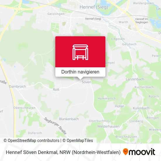 Hennef Söven Denkmal Karte
