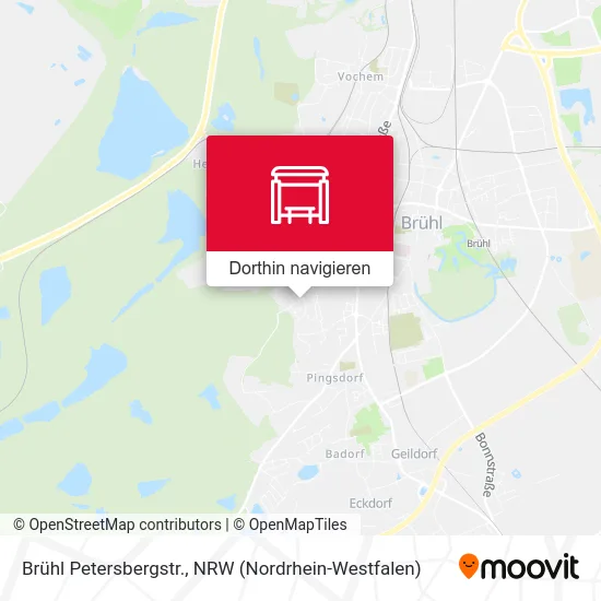 Brühl Petersbergstr. Karte