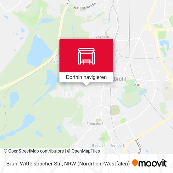 Brühl Wittelsbacher Str. Karte